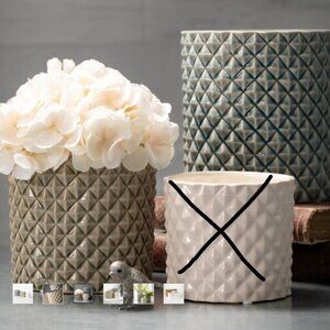 Ceramic Pots for Indoor Plant, Planters Drainage Holes, Minimalist Flower Pots